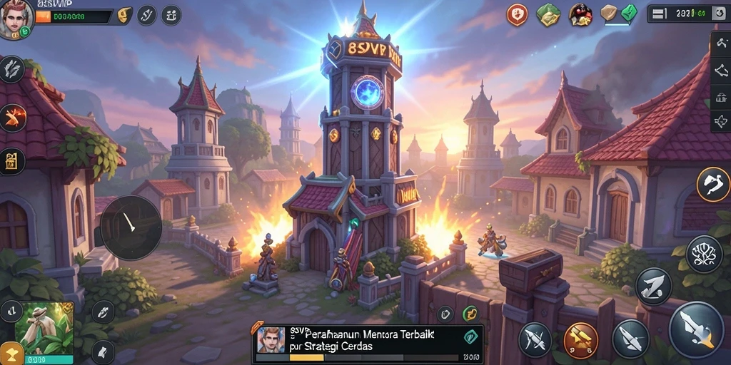 Screenshot gameplay 8SVIP menampilkan aksi Tower Defense yang mendebarkan.