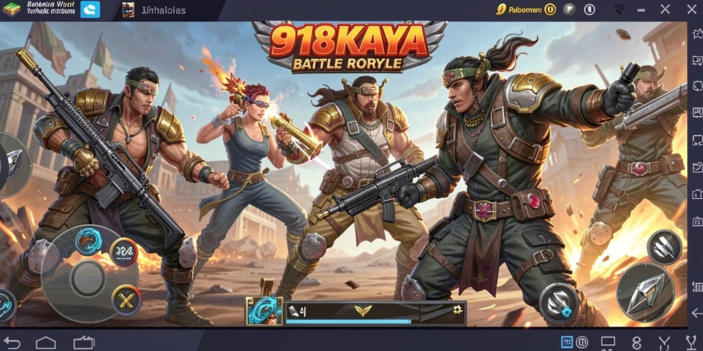 Gameplay seru dalam pertarungan Battle Royale.