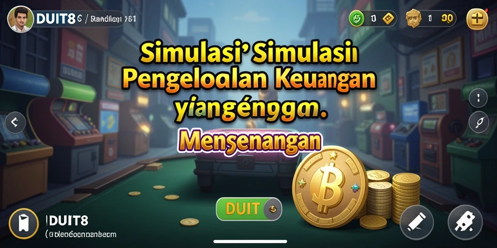 Tampilan gameplay DUIT8 yang edukatif dan interaktif.