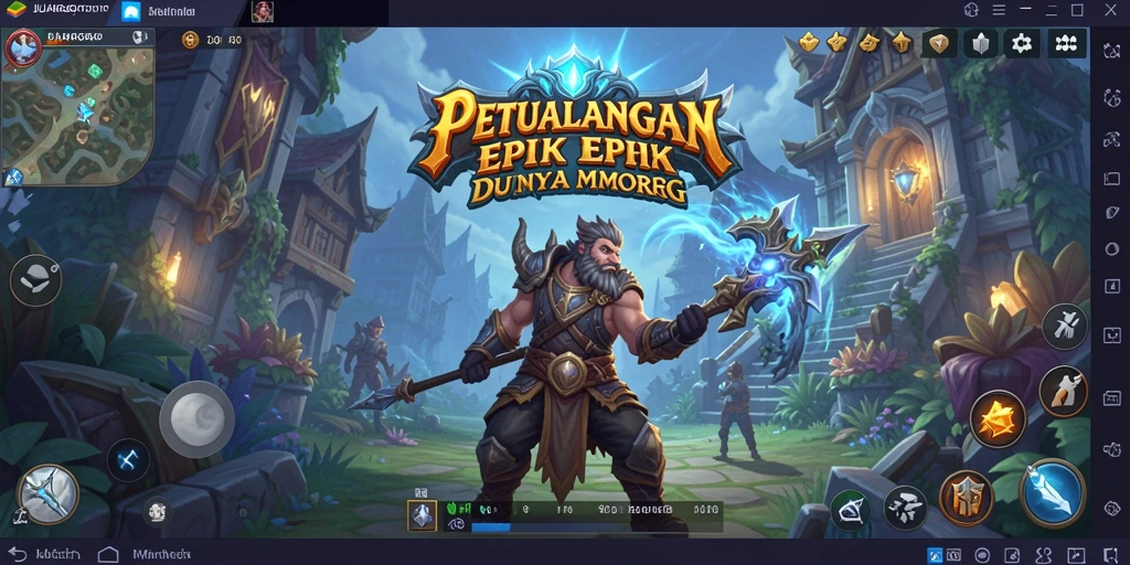 Tampilan gameplay JUARAGO yang menarik dan seru dalam dunia MMORPG.