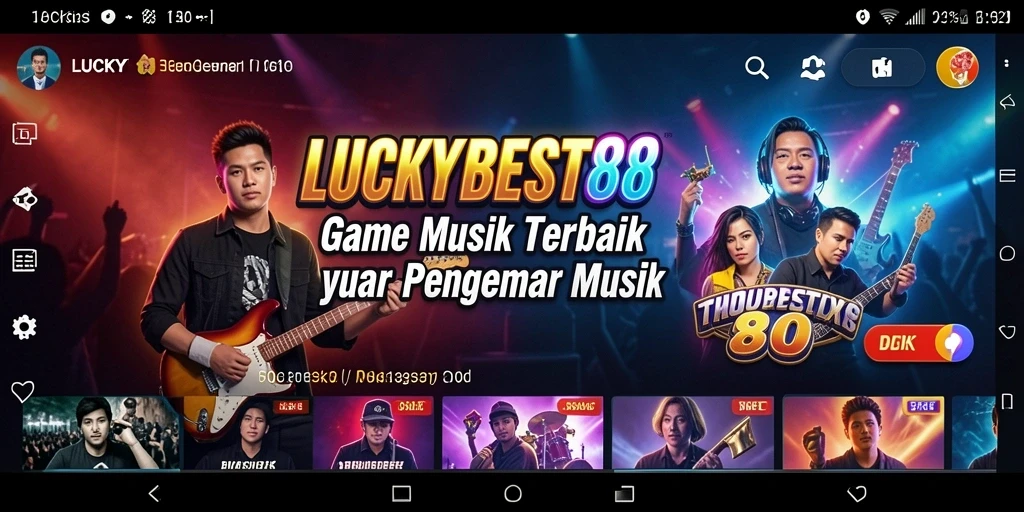 Tampilan gameplay <strong>LUCKYBEST88</strong> yang penuh warna dan menarik.