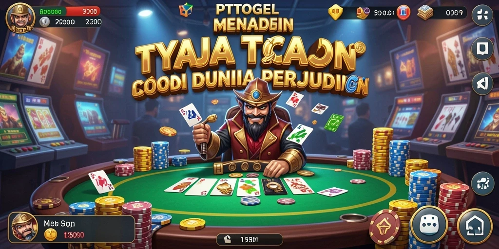 Screenshot gameplay PTTOGEL yang menunjukkan strategi bisnis perjudian.