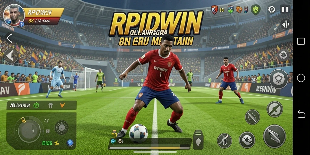 Tampilan gameplay seru dari RPIDWIN dalam aksi olahraga.