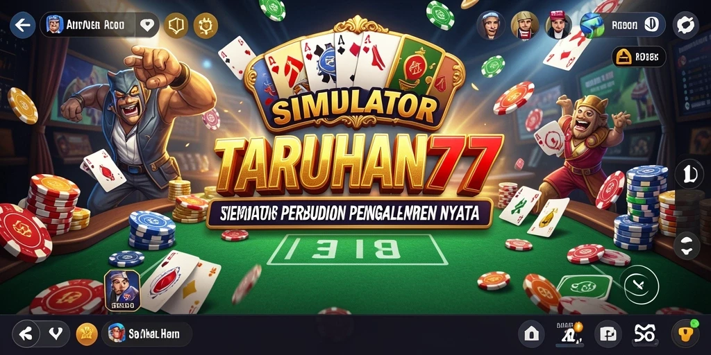 Tampilan gameplay TARUHAN77 yang mendebarkan dan interaktif.